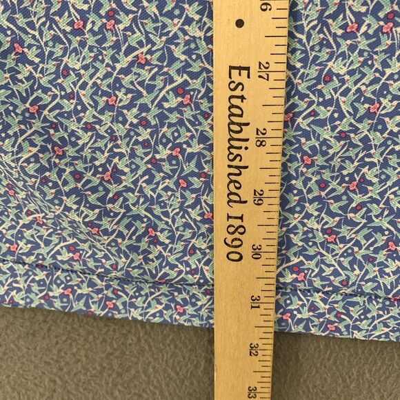 Peter Millar Polo Shirt Mens 2XL Blue Summer Comfort Floral Golf Performance - Picture 8 of 16